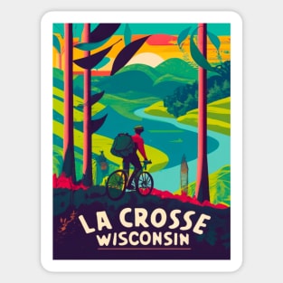 La Crosse Wisconsin Bike Trail Sticker